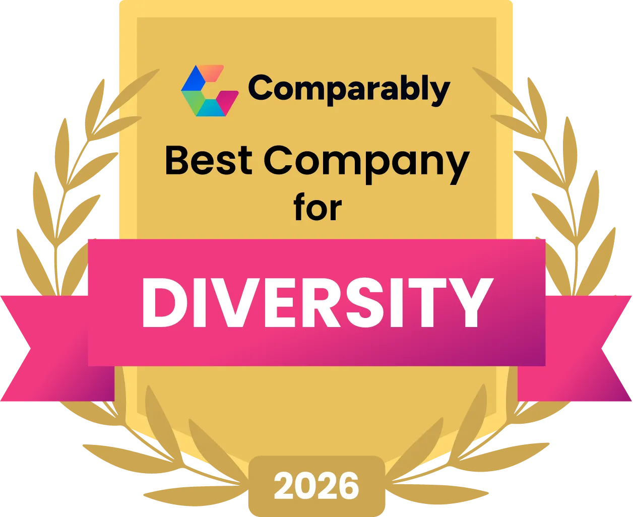 Best company for diversity 2026 badge
