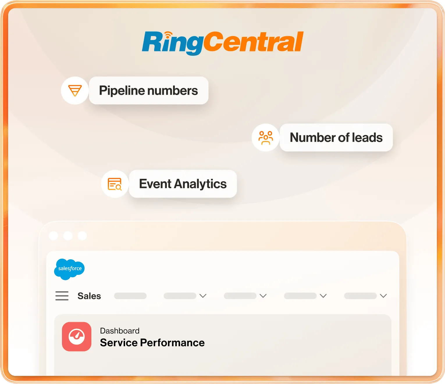 Library of past events attended via RingCentral Events